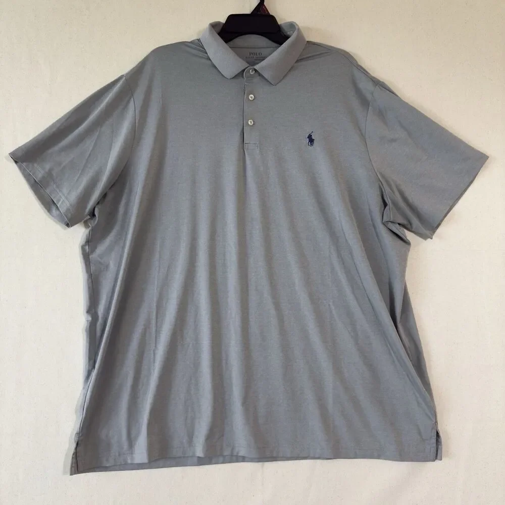Nike Stretch Performance Grey Polo Golf Shirt, Men's 2X-Large